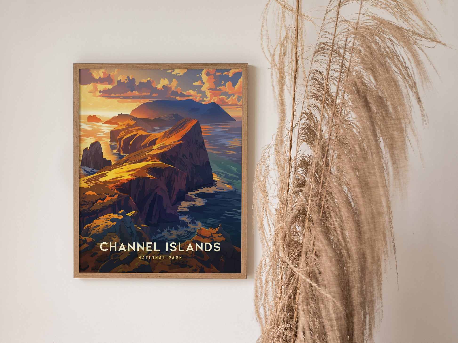 Channel Islands National Park Poster | California Coastal Wall Art | Framed or Unframed