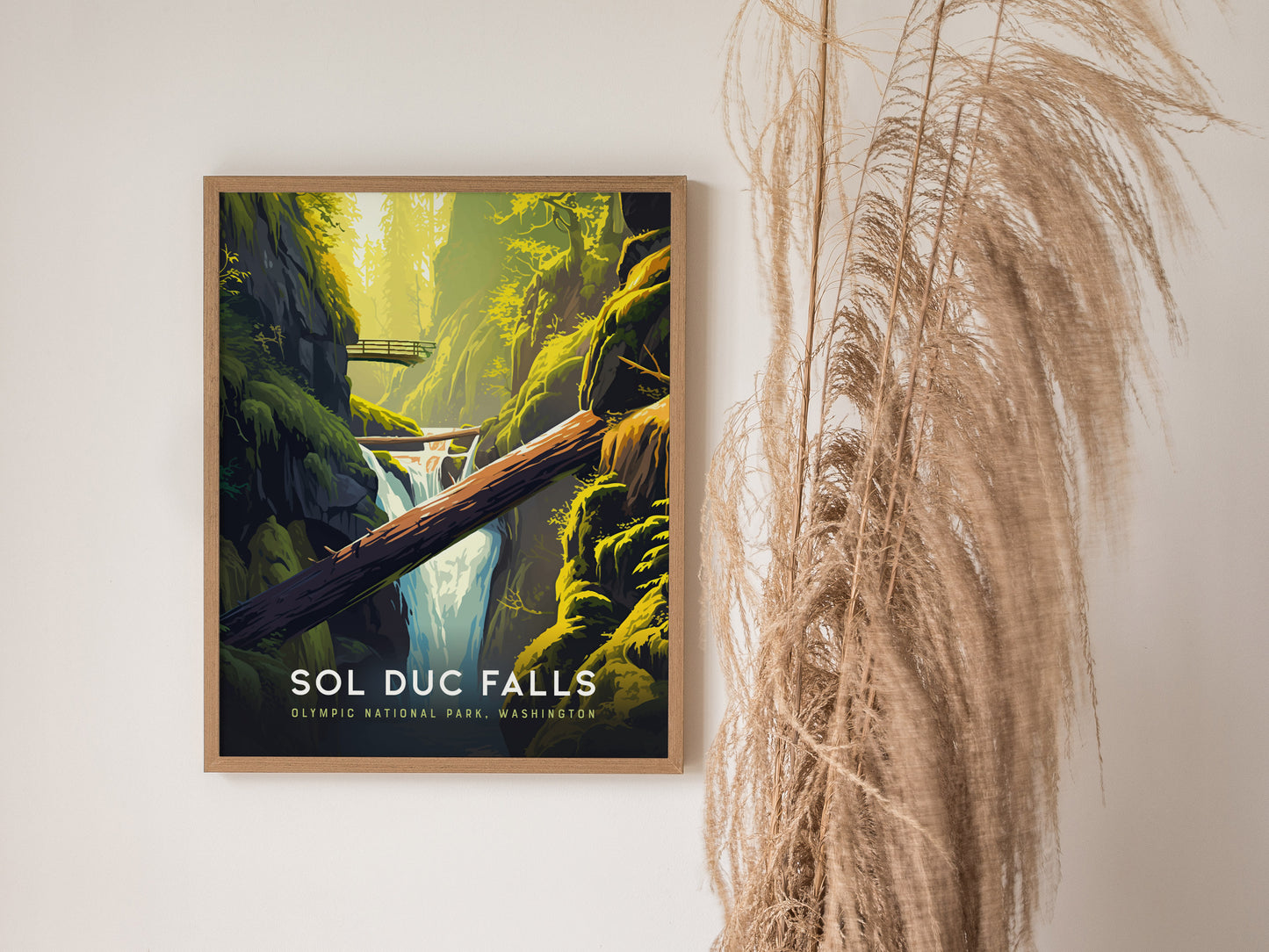 Sol Duc Falls Poster | Olympic National Park Wall Art