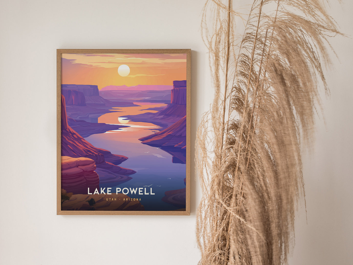 Lake Powell Poster | Utah Arizona Canyon Lake Wall Art