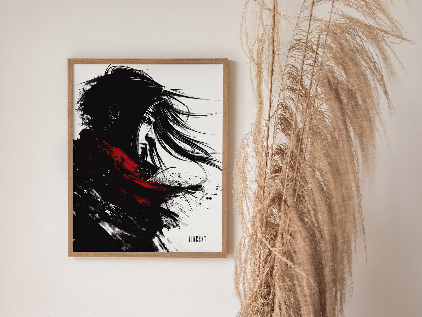 Vincent FF7 Poster | Final Fantasy VII Art | Framed or Unframed