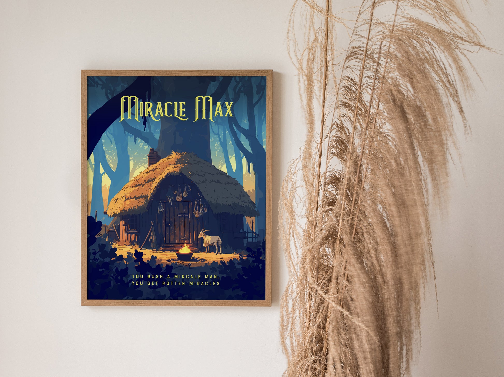 Miracle Max Poster | Princess Bride Fan Art Wall Print