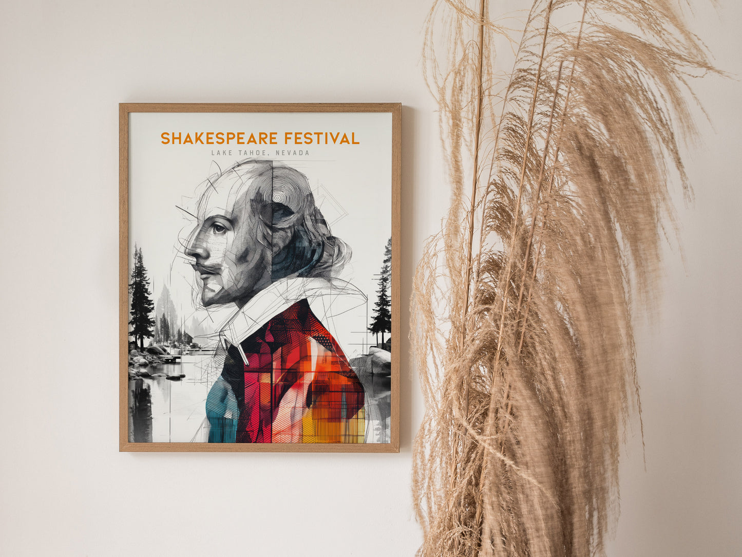 Lake Tahoe Shakespeare Festival Poster | Sand Harbor Nevada Wall Art