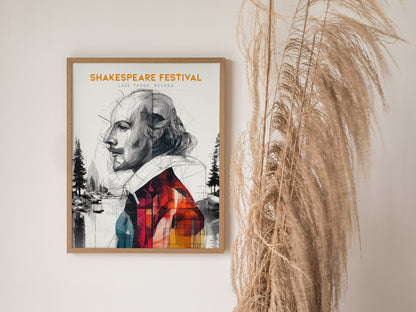 Lake Tahoe Shakespeare Festival Poster | Sand Harbor Nevada Wall Art