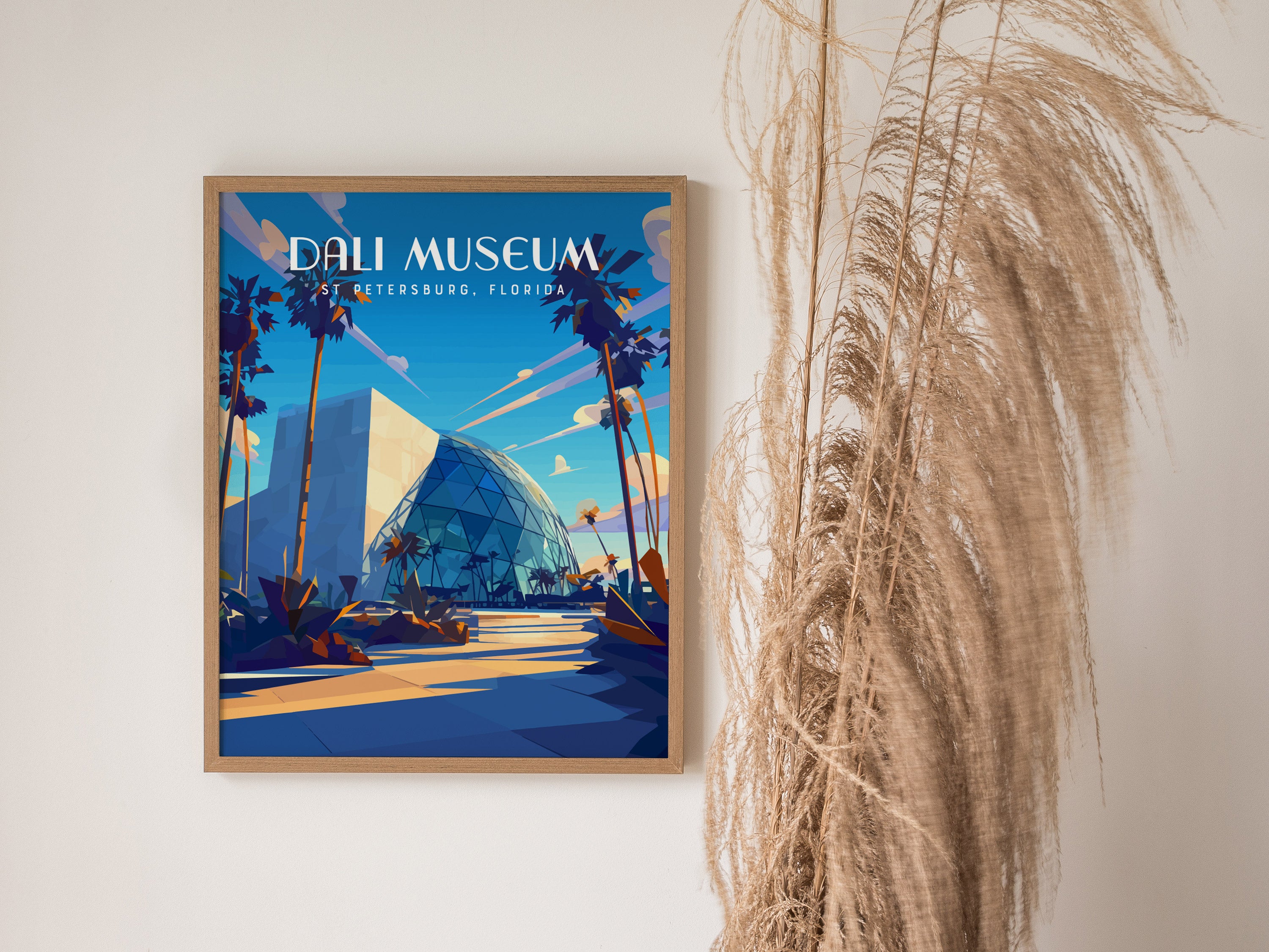 Salvador Dali Museum Poster | St Petersburg FL Art | Surrealism