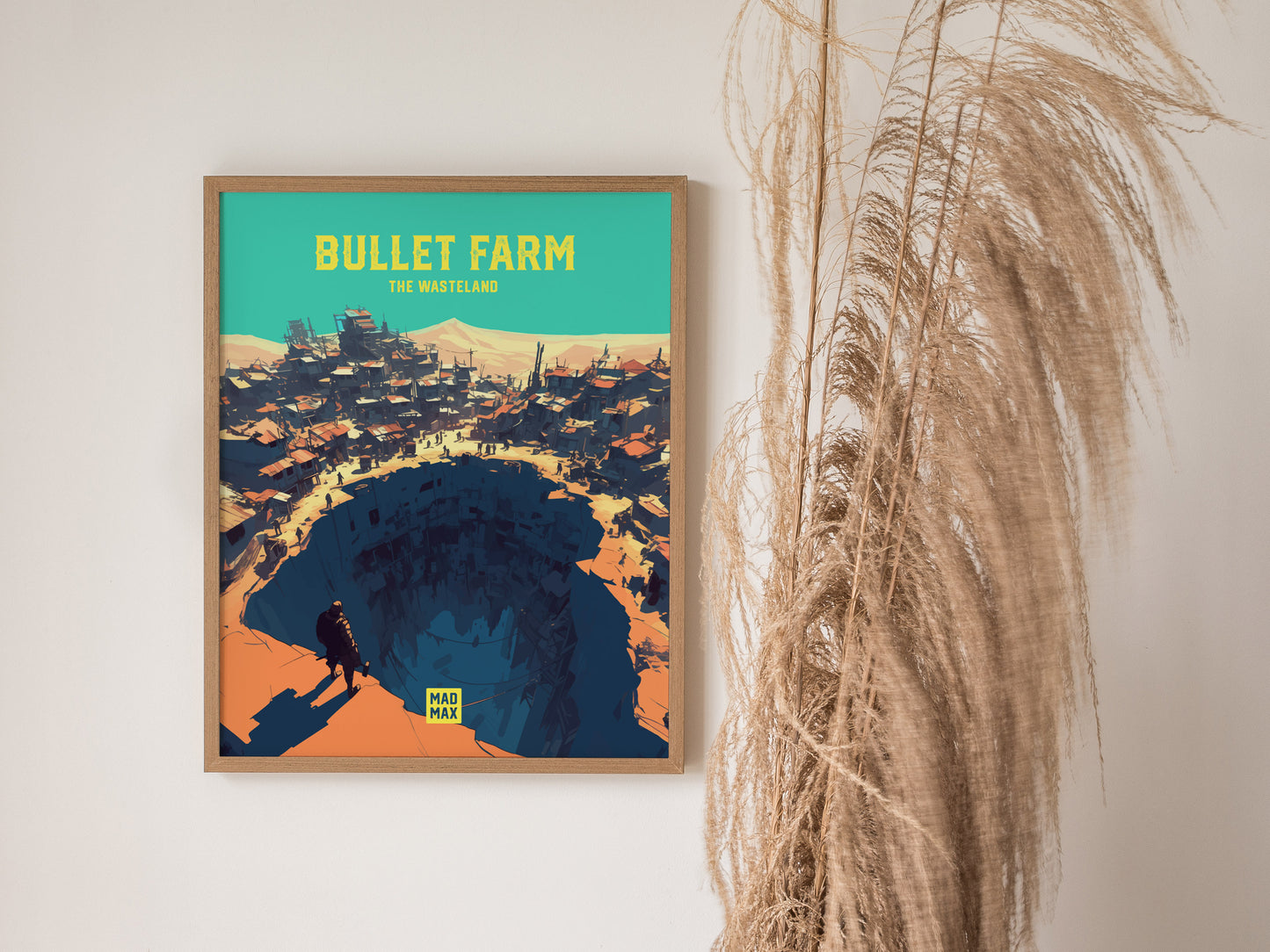 Bullet Farm The Wasteland Poster | Mad Max Fury Road Fan Art | Framed or Unframed