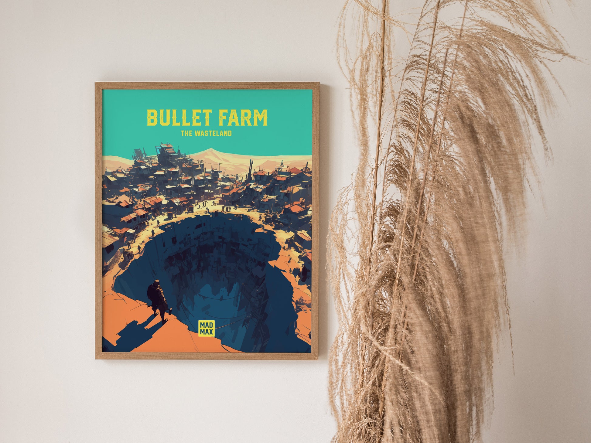 Bullet Farm The Wasteland Poster | Mad Max Fury Road Fan Art | Framed or Unframed