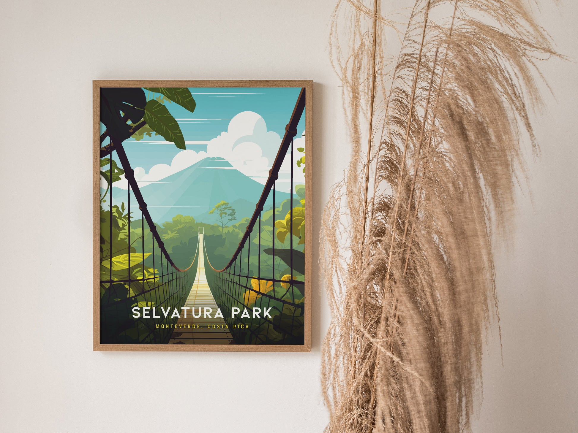Selvatura Park Poster | Monteverde Costa Rica Cloud Forest Bridge Gift