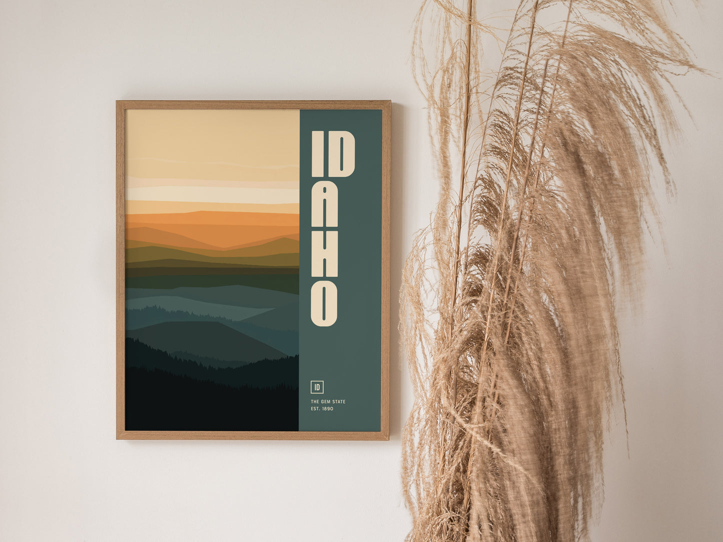 Idaho Poster | The Gem State Wall Art