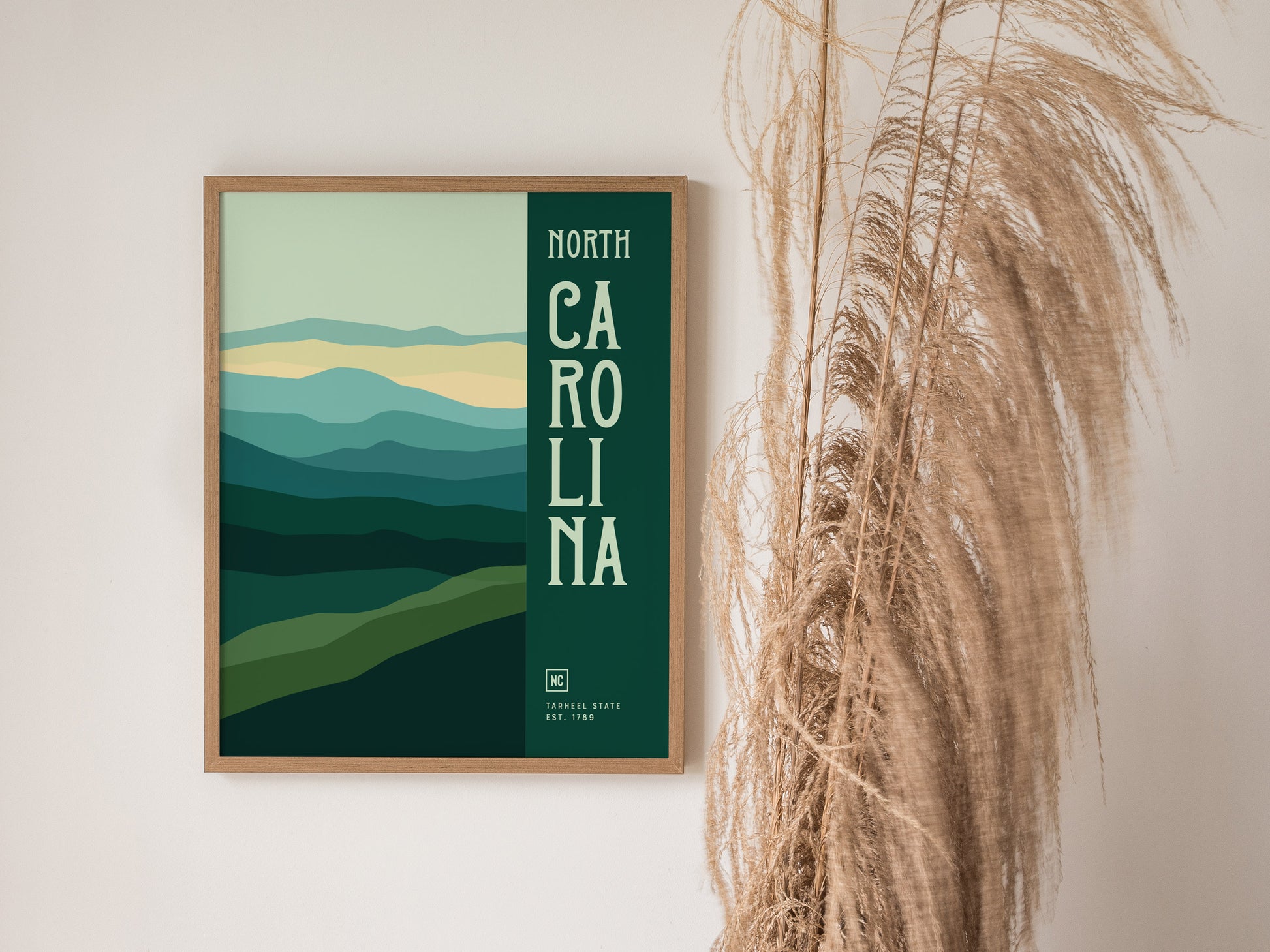 North Carolina Arboretum Poster | Asheville Azaleas Wall Art Print