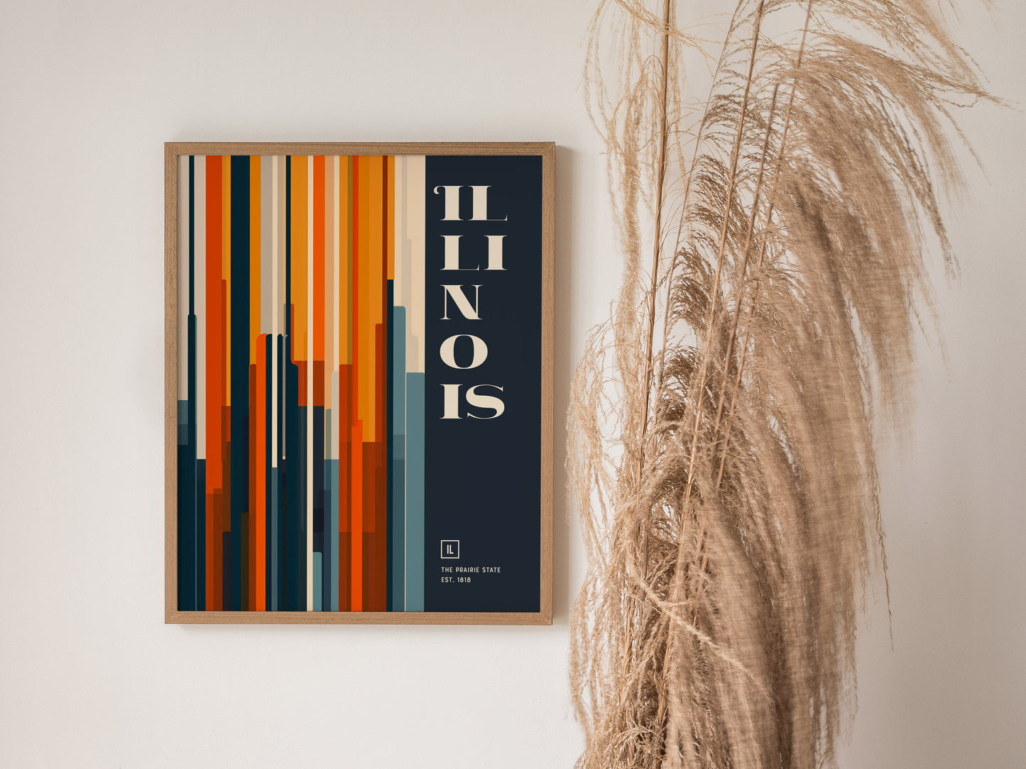Illinois Poster | The Prairie State Wall Art