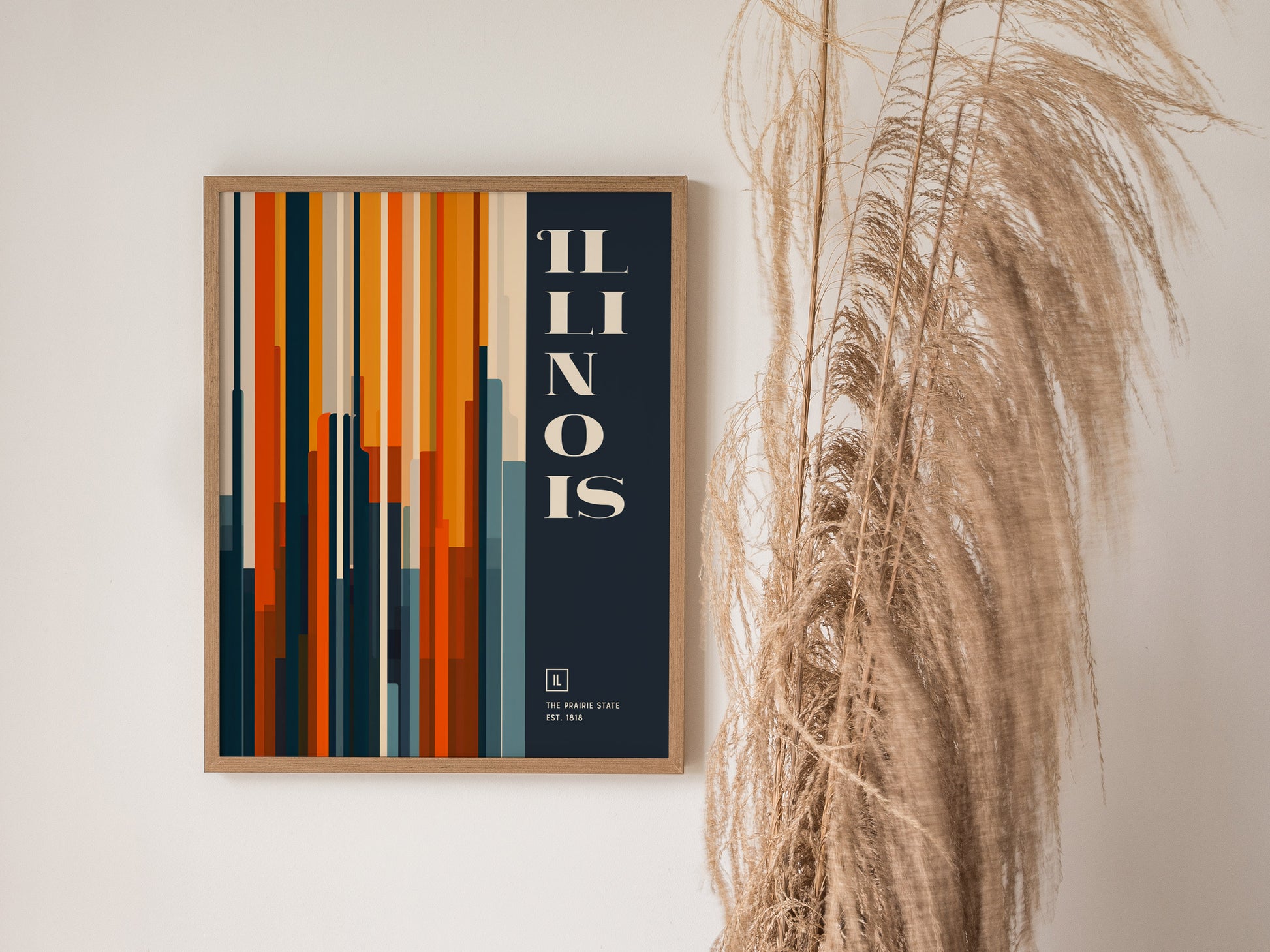 Illinois Poster | The Prairie State Wall Art
