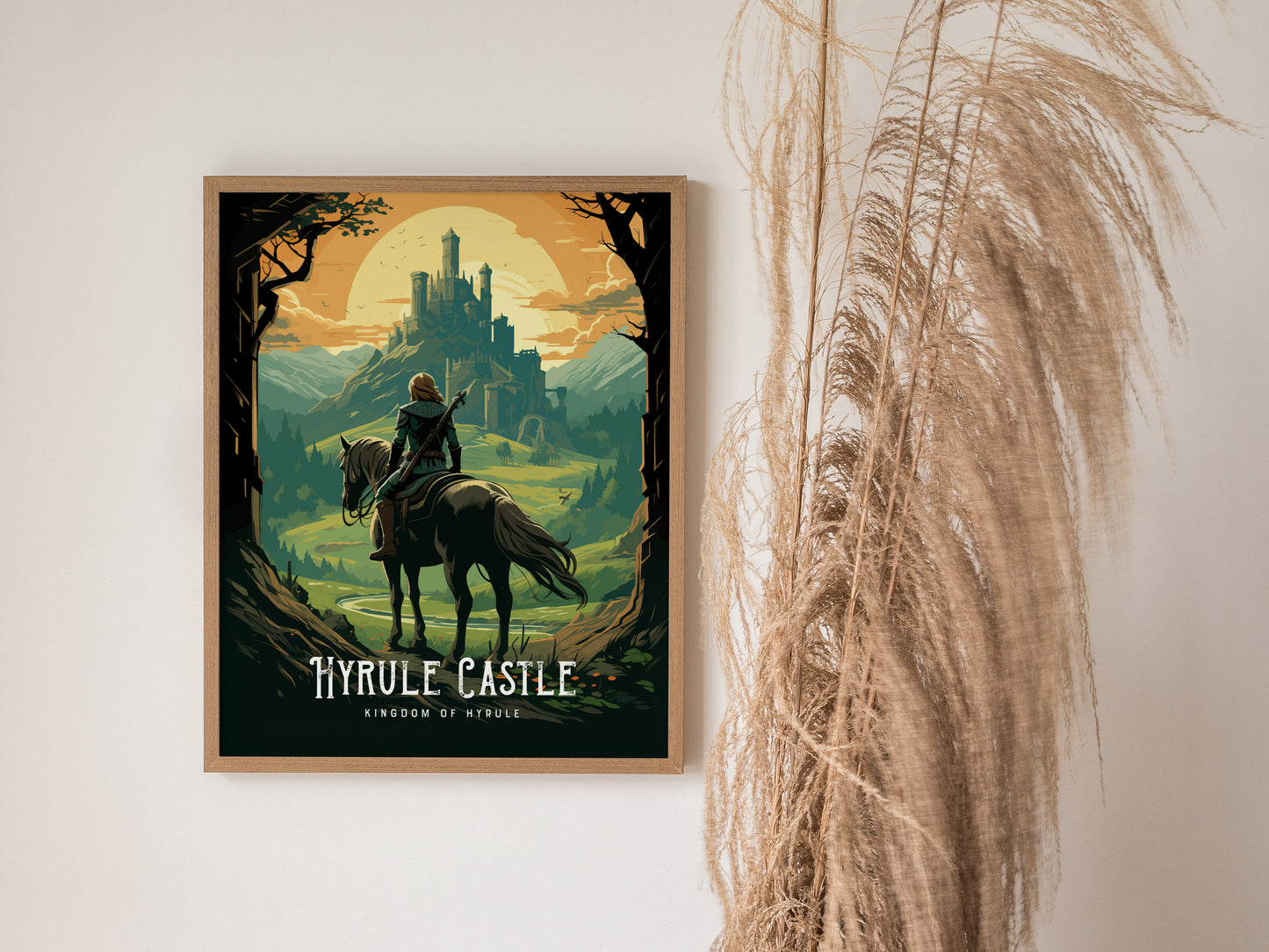 Hyrule Castle Poster | The Legend of Zelda Hyrule Kingdom Wall Art