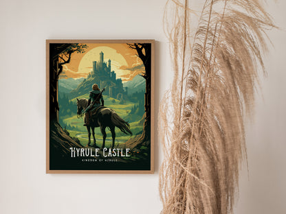 Hyrule Castle Poster | The Legend of Zelda Hyrule Kingdom Wall Art