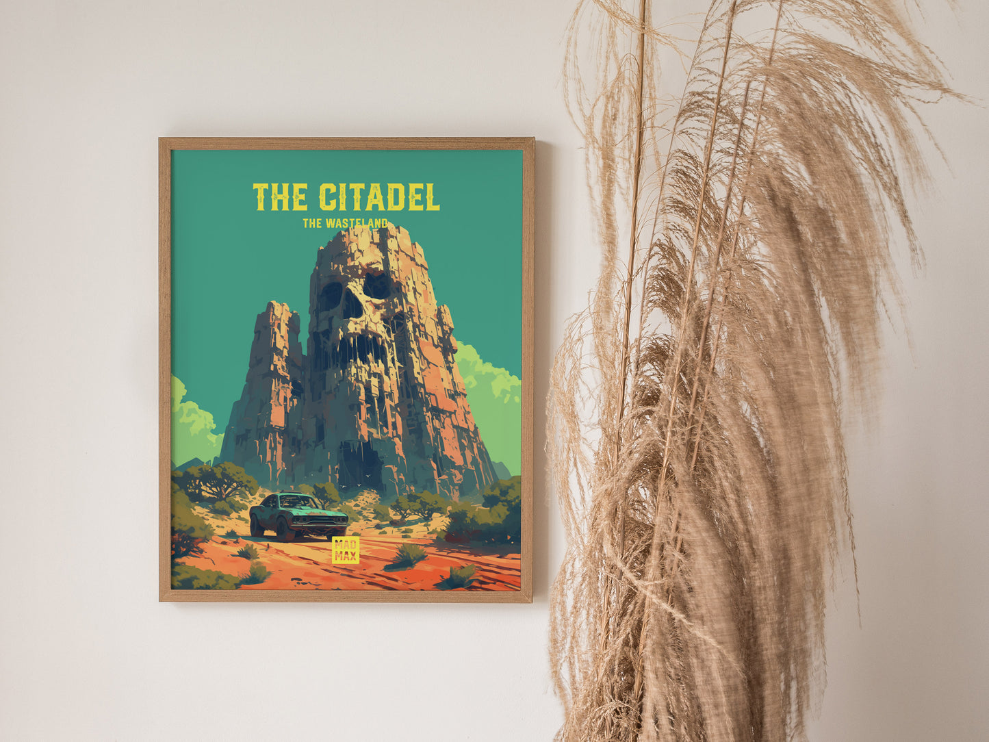 The Citadel Mad Max Poster | Fury Road Wasteland Art Immortan Joe Gift