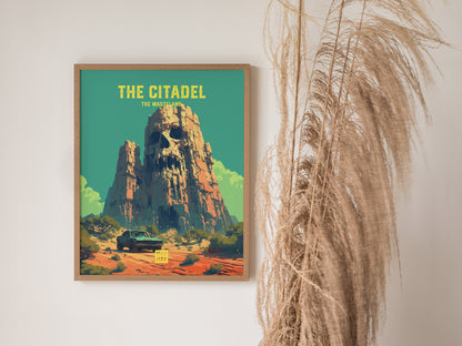 The Citadel Mad Max Poster | Fury Road Wasteland Art Immortan Joe Gift