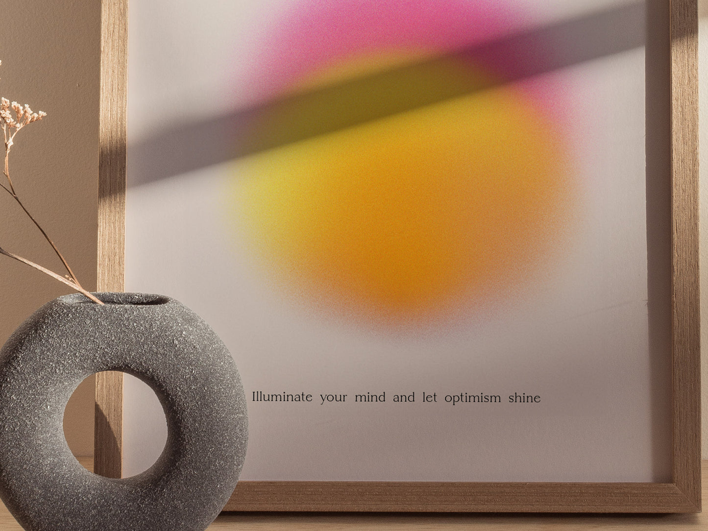 Radiance Aura Poster | Trendy Minimalist Abstract Wellness Wall Art