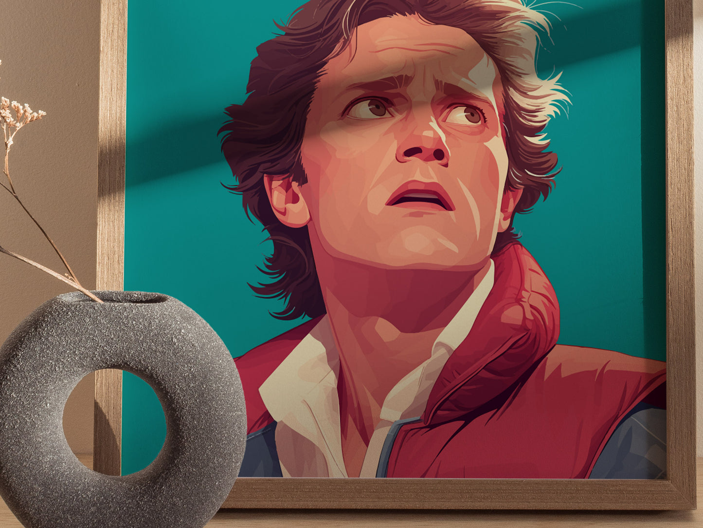 Marty McFly Poster | Back to the Future Fan Art Portrait