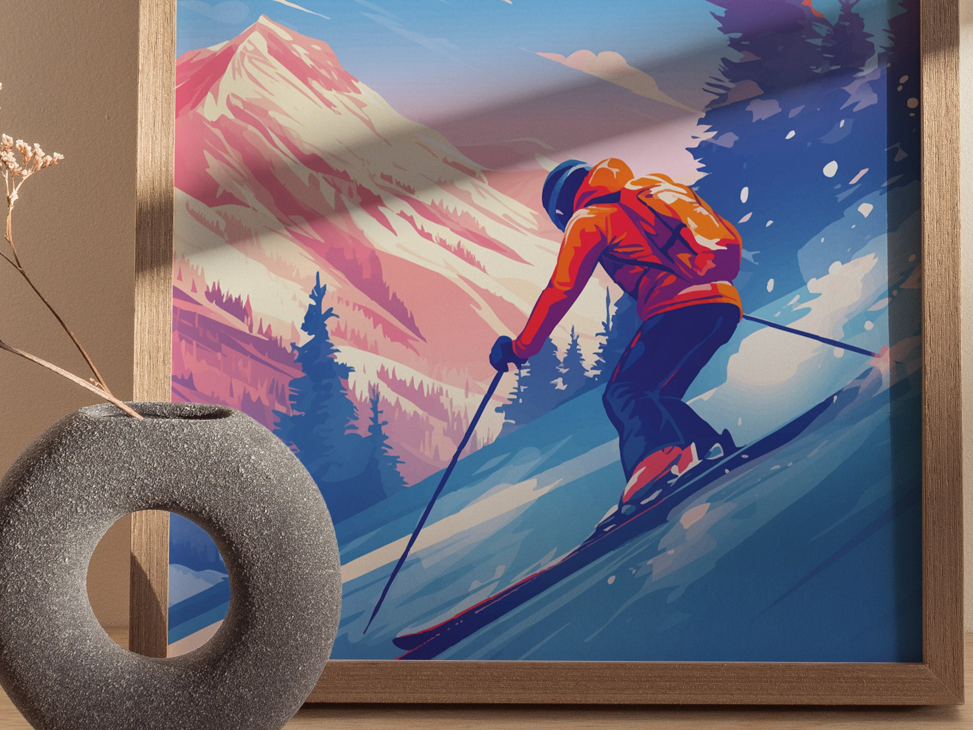 Alta Ski Area Poster | Utah Skiing Resort Wall Art | Framed or Unframed
