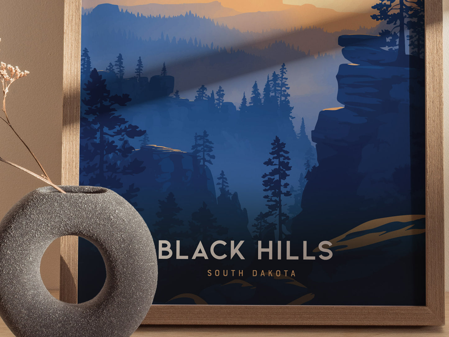 Black Hills Travel Print | South Dakota Nature Wall Art | Framed or Unframed