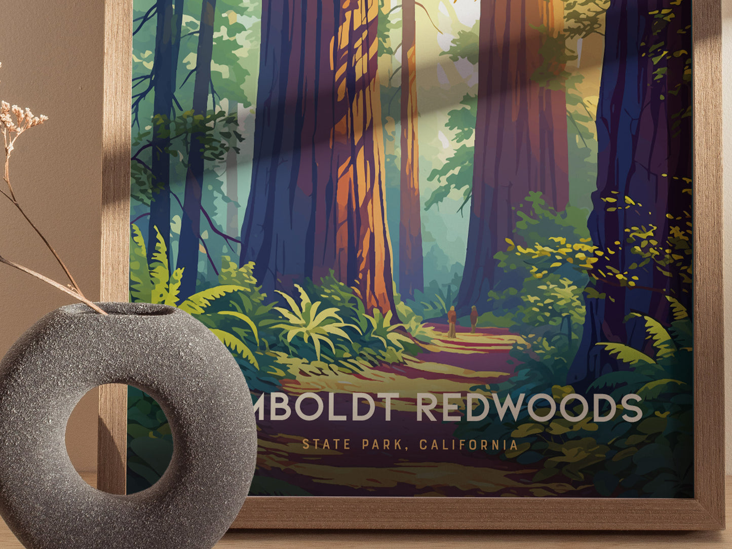 Humboldt Redwoods State Park Poster | Avenue of the Giants Wall Art