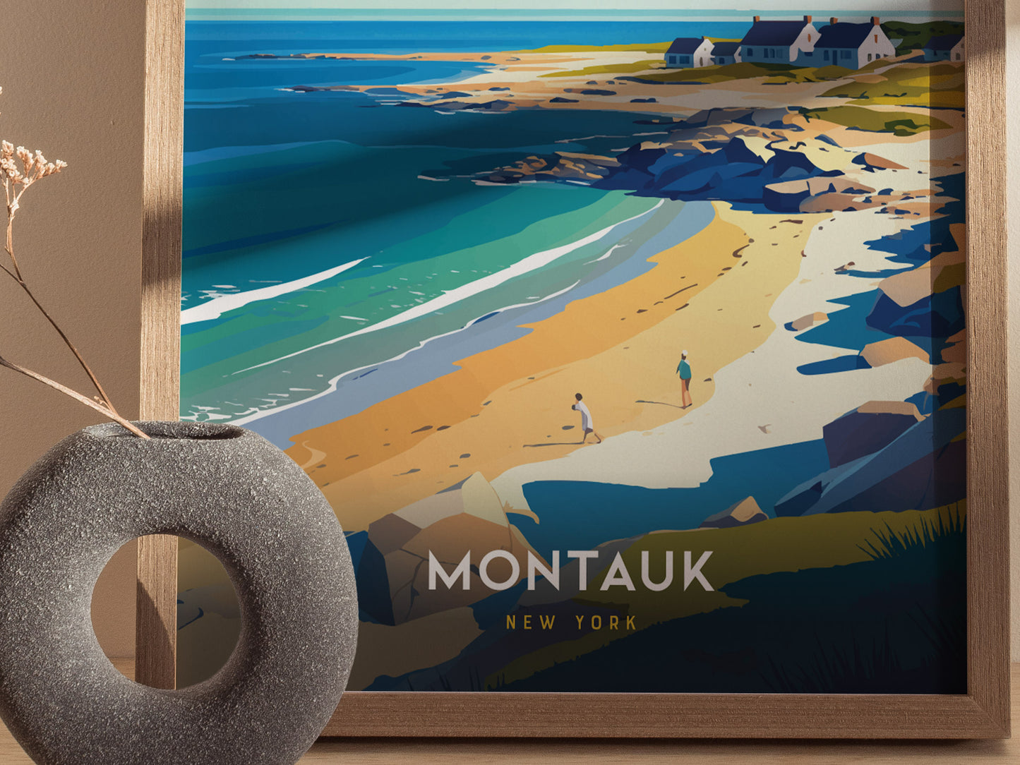 Montauk New York Poster | Long Island Coastal Wall Art