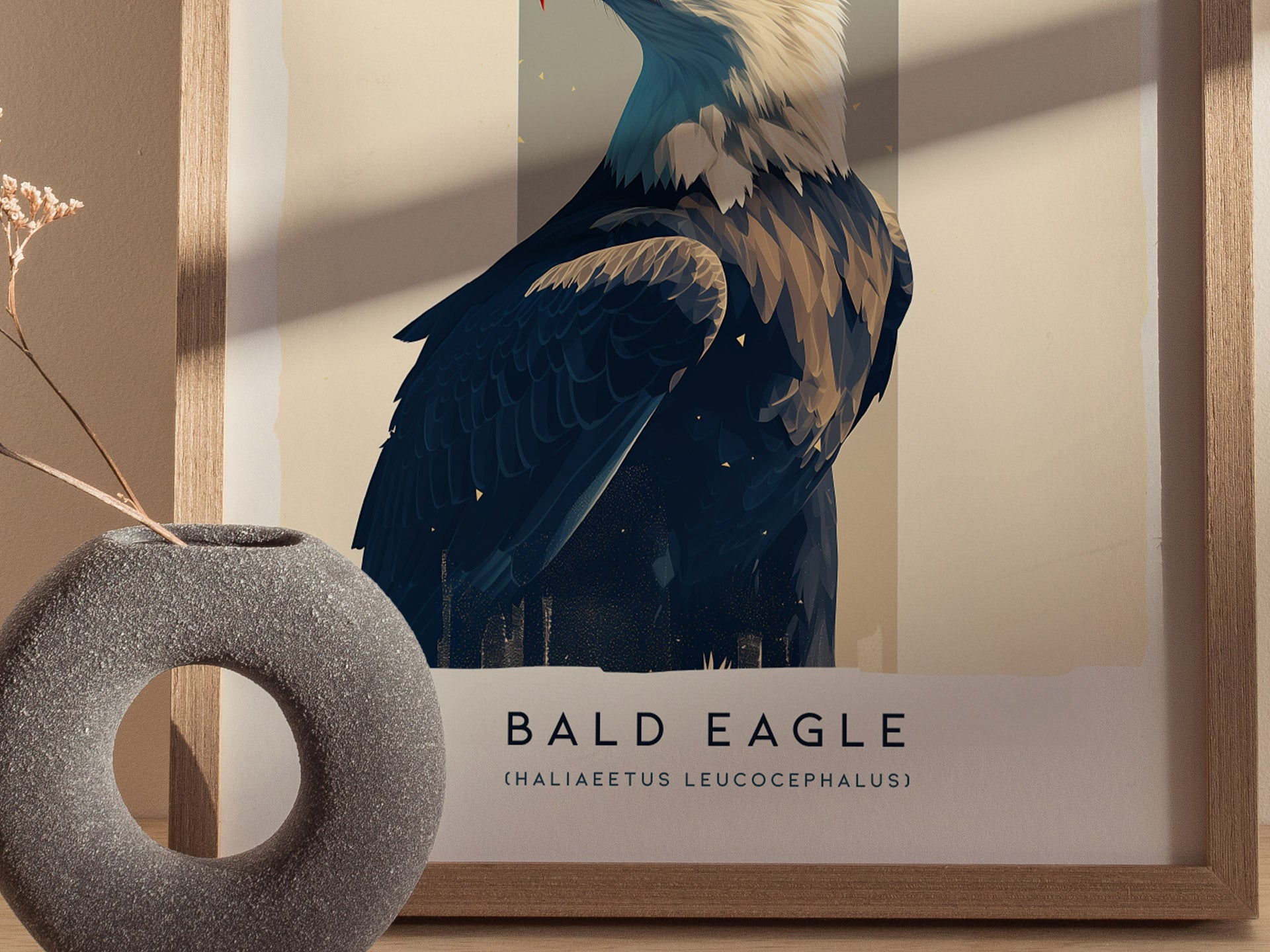 Bald Eagle Audubon Print | Bird of Prey American Wildlife Wall Art | Framed or Unframed