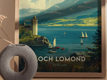 Loch Lomond Poster | Scotland Highlands Wall Art