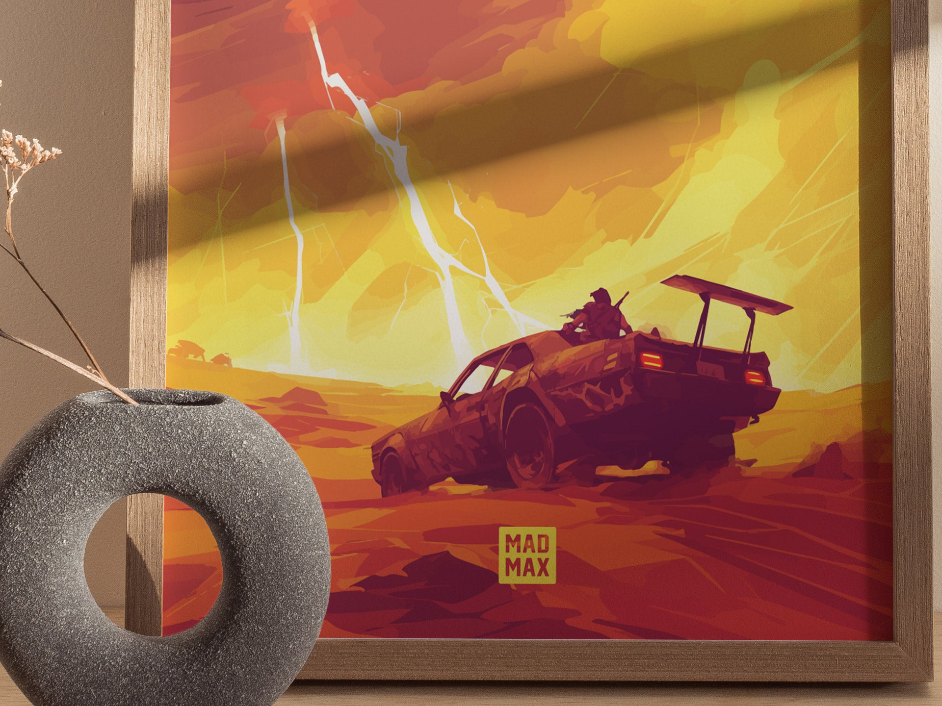 Mad Max Poster | Wasteland Fury Road Fan Art | Road Warrior Movie