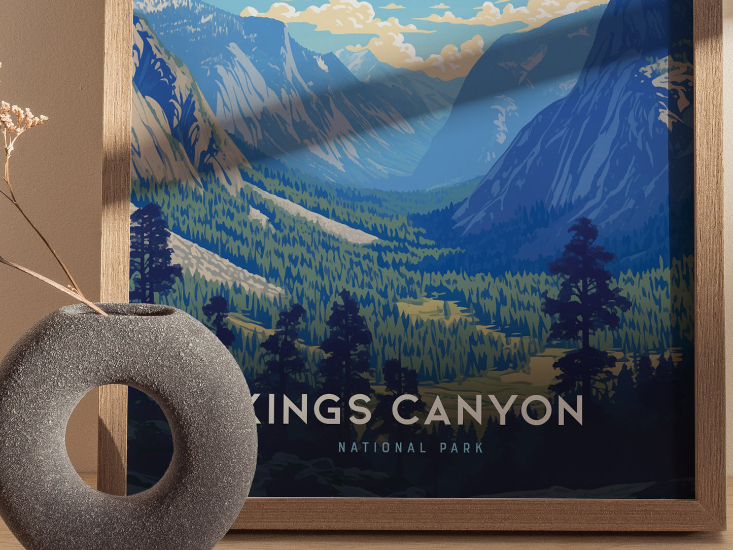 Kings Canyon National Park Poster | California Wall Art Print