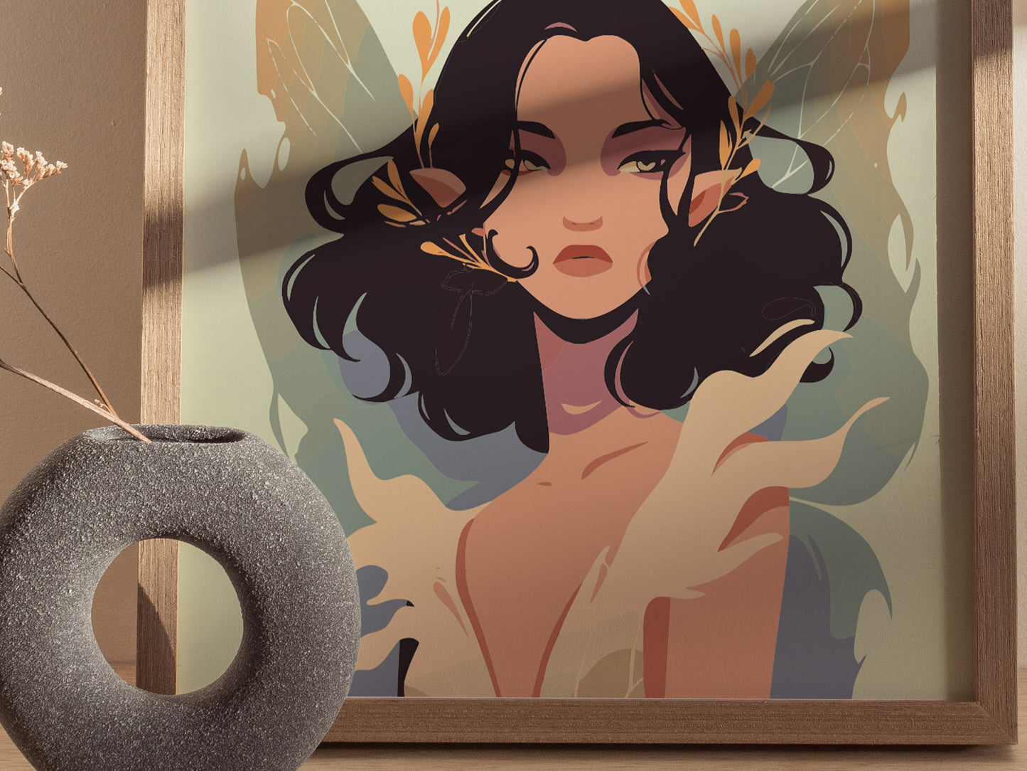 Fairy Fantasy Poster | Kids Room Mythical Wall Art | Framed or Unframed