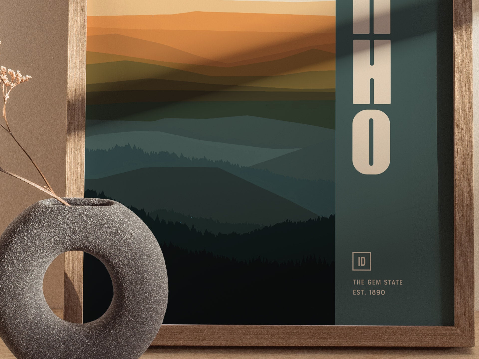 Idaho Poster | The Gem State Wall Art