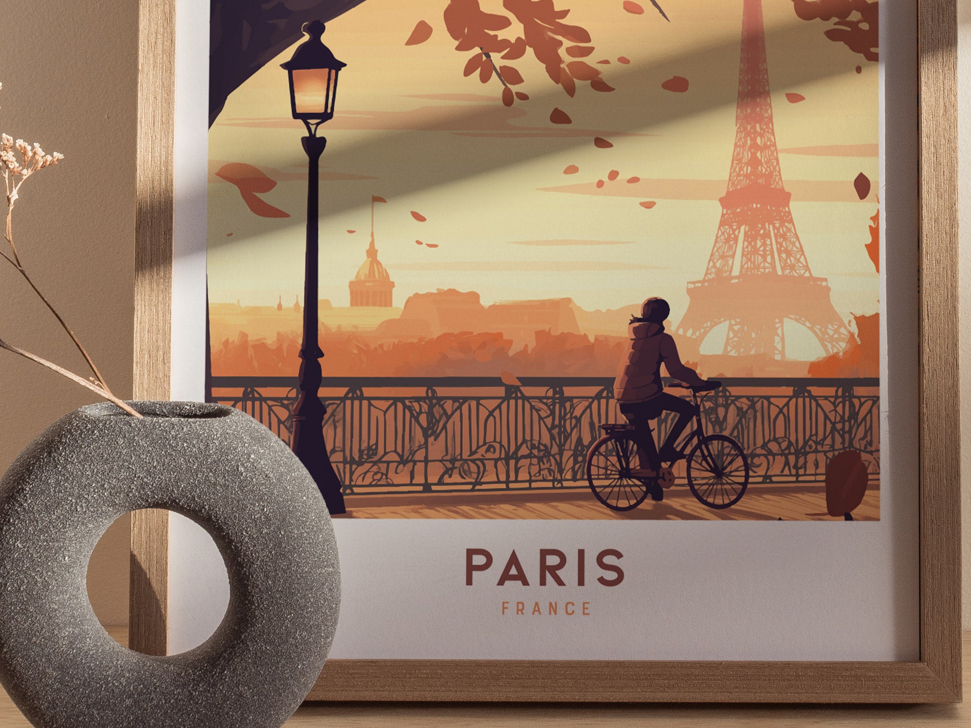 Paris France Poster | Travel Wall Art Print