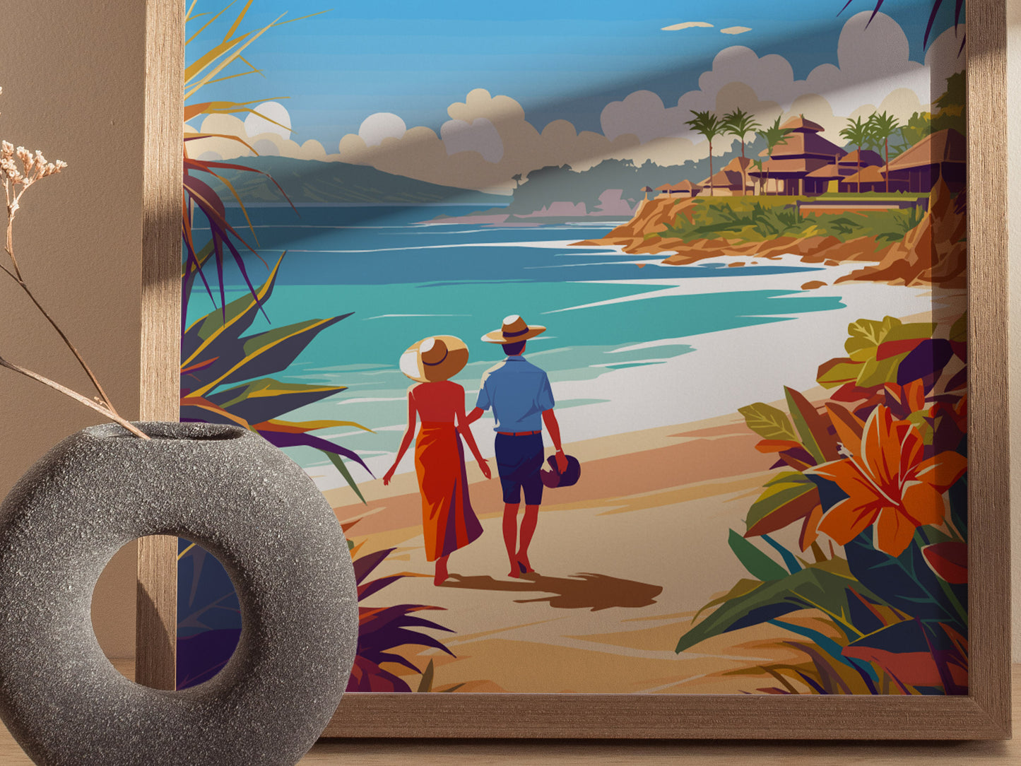 Napili Bay Maui Poster | Hawaii Beach Wall Art Print