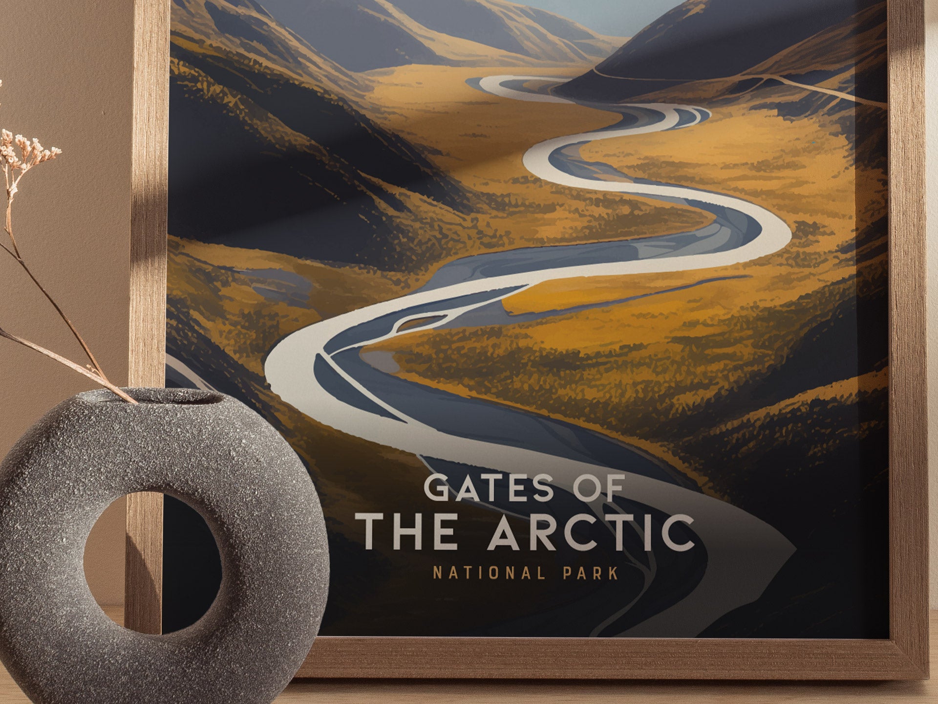 Gates of the Arctic Poster | Alaska National Park Wall Art | Framed or Unframed