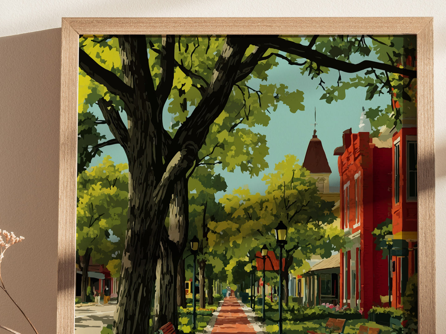 Lee's Summit Missouri Poster | Historic Downtown Wall Art Print