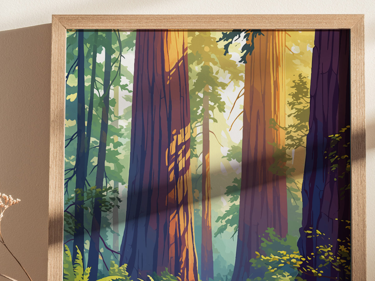 Humboldt Redwoods State Park Poster | Avenue of the Giants Wall Art