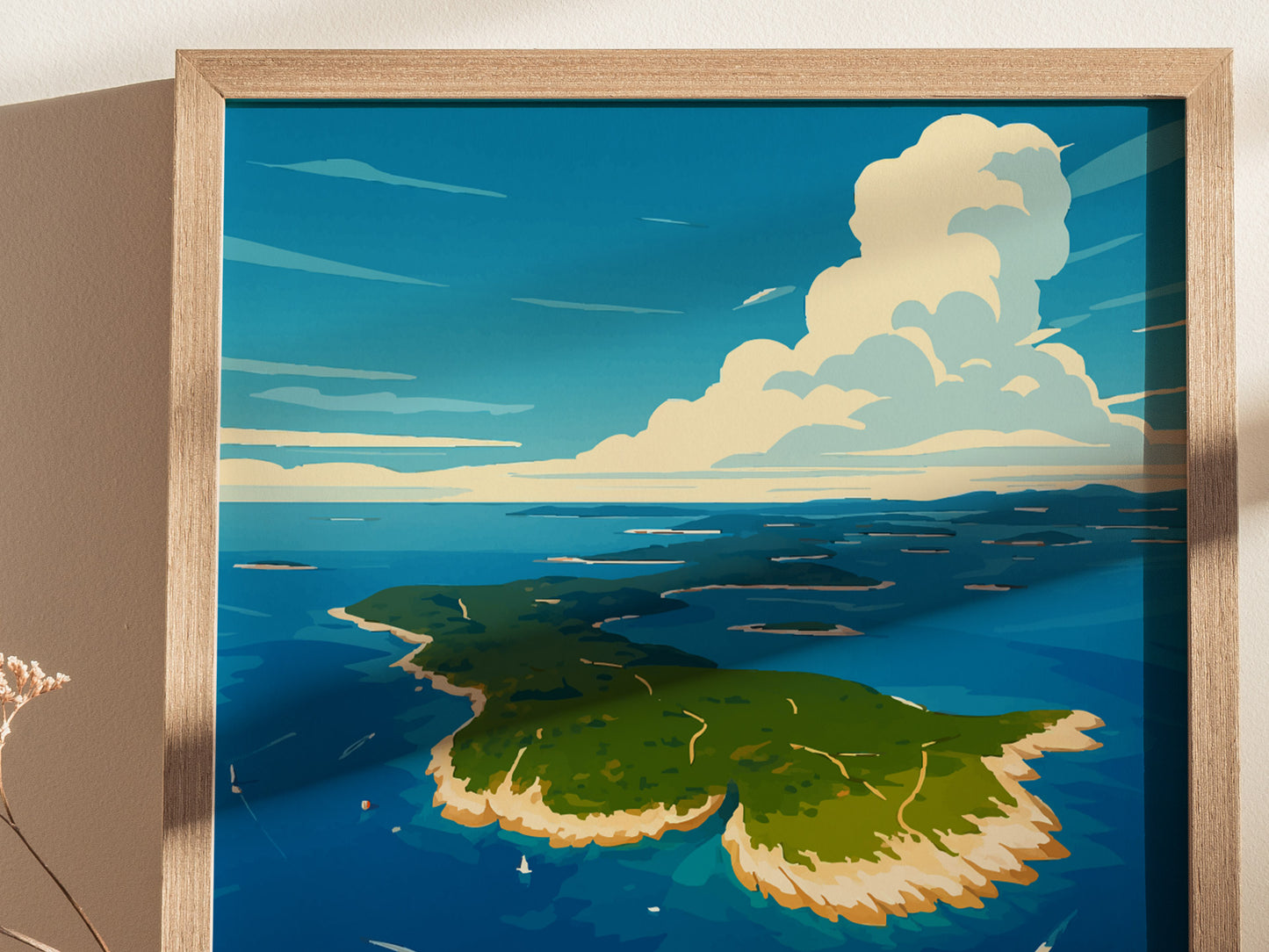 Kamenjak National Park Poster | Istria Croatia Coastal Wall Art