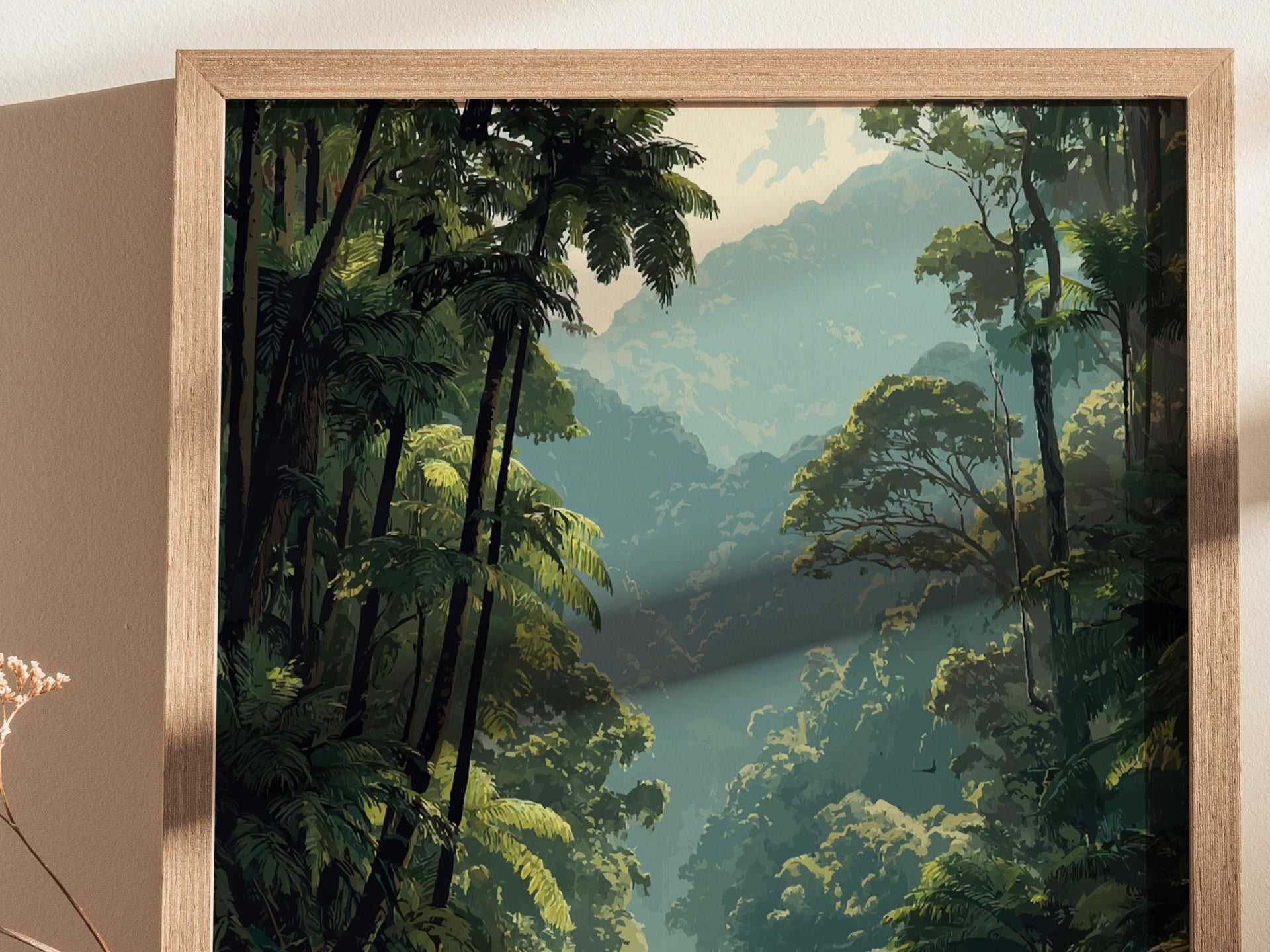 Daintree Rainforest Poster | Australia Tropical Travel Print Wall Art | Framed or Unframed