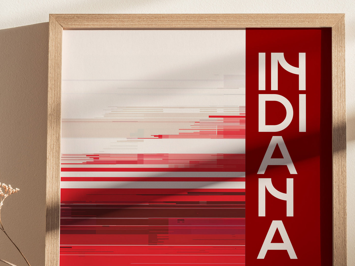 Indiana Poster | The Hoosier State Wall Art