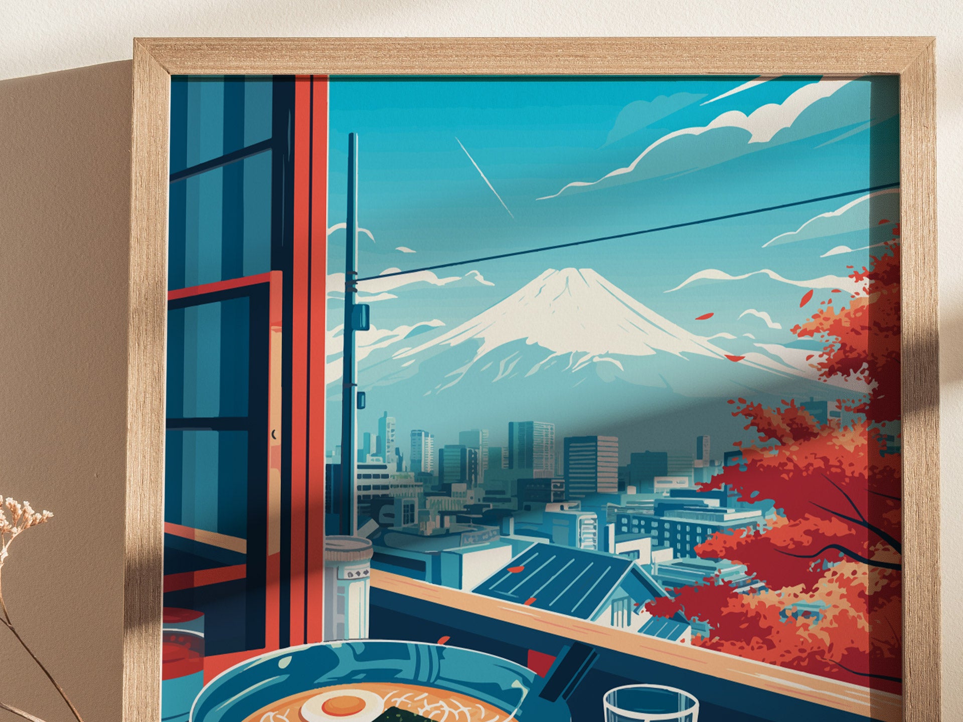 Tokyo Ramen Poster | Japanese Food Wall Art Print | Framed or Unframed