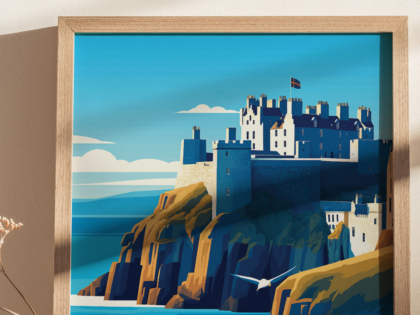 Edinburgh Scotland Poster | Europe Travel Print Wall Art | Framed or Unframed