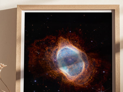Close up of Southern Ring Nebula poster