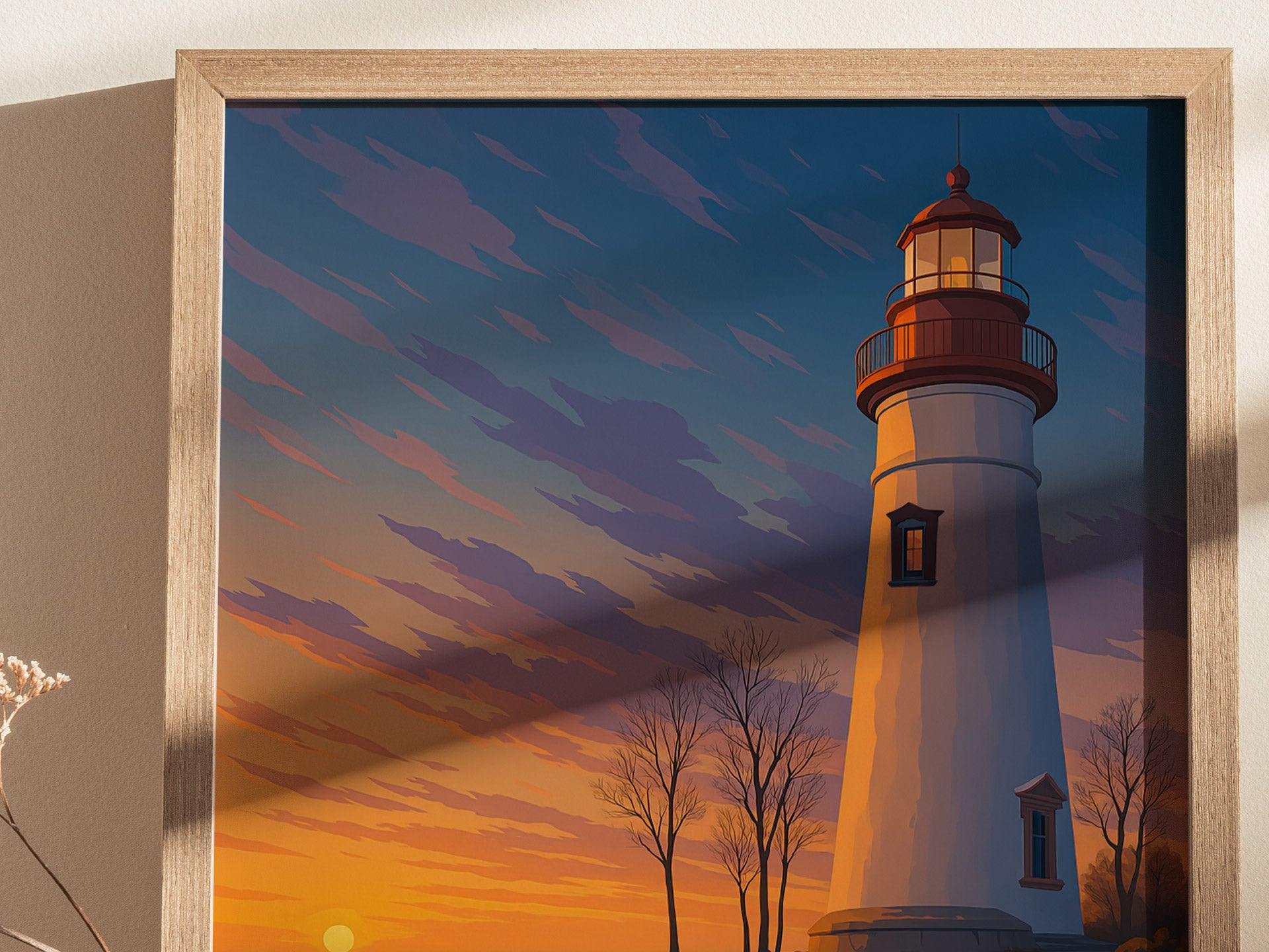 Marblehead Lighthouse Poster | Ohio Lake Erie Wall Art