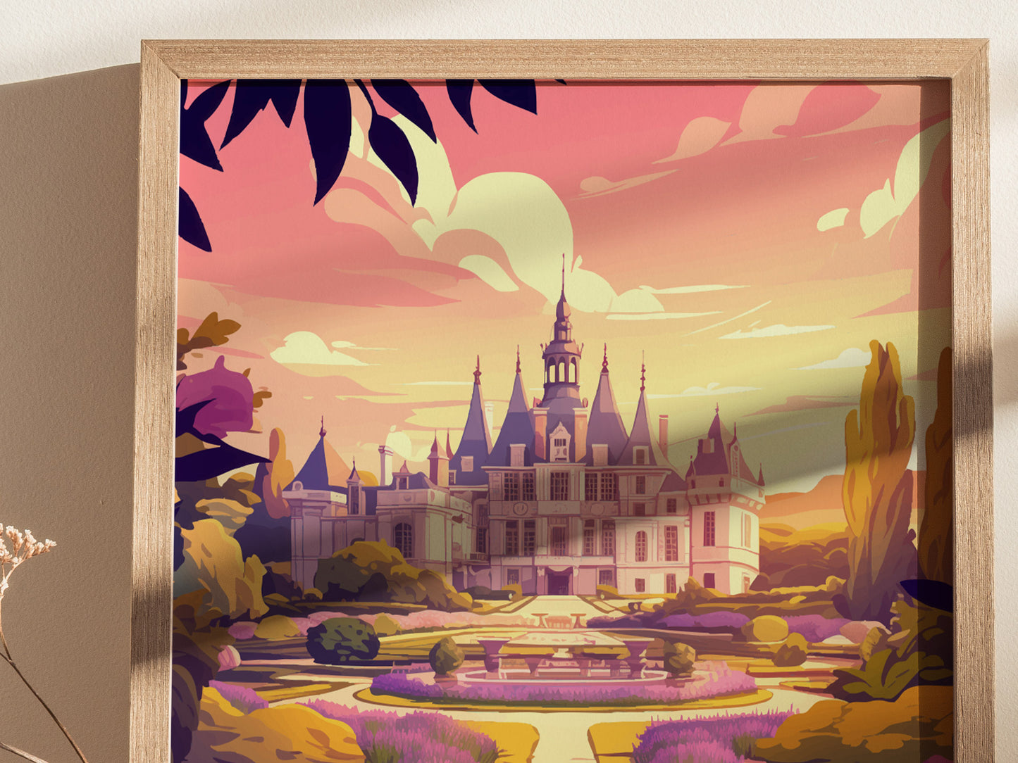 Loire Valley Poster | France Chateau Wall Art Print