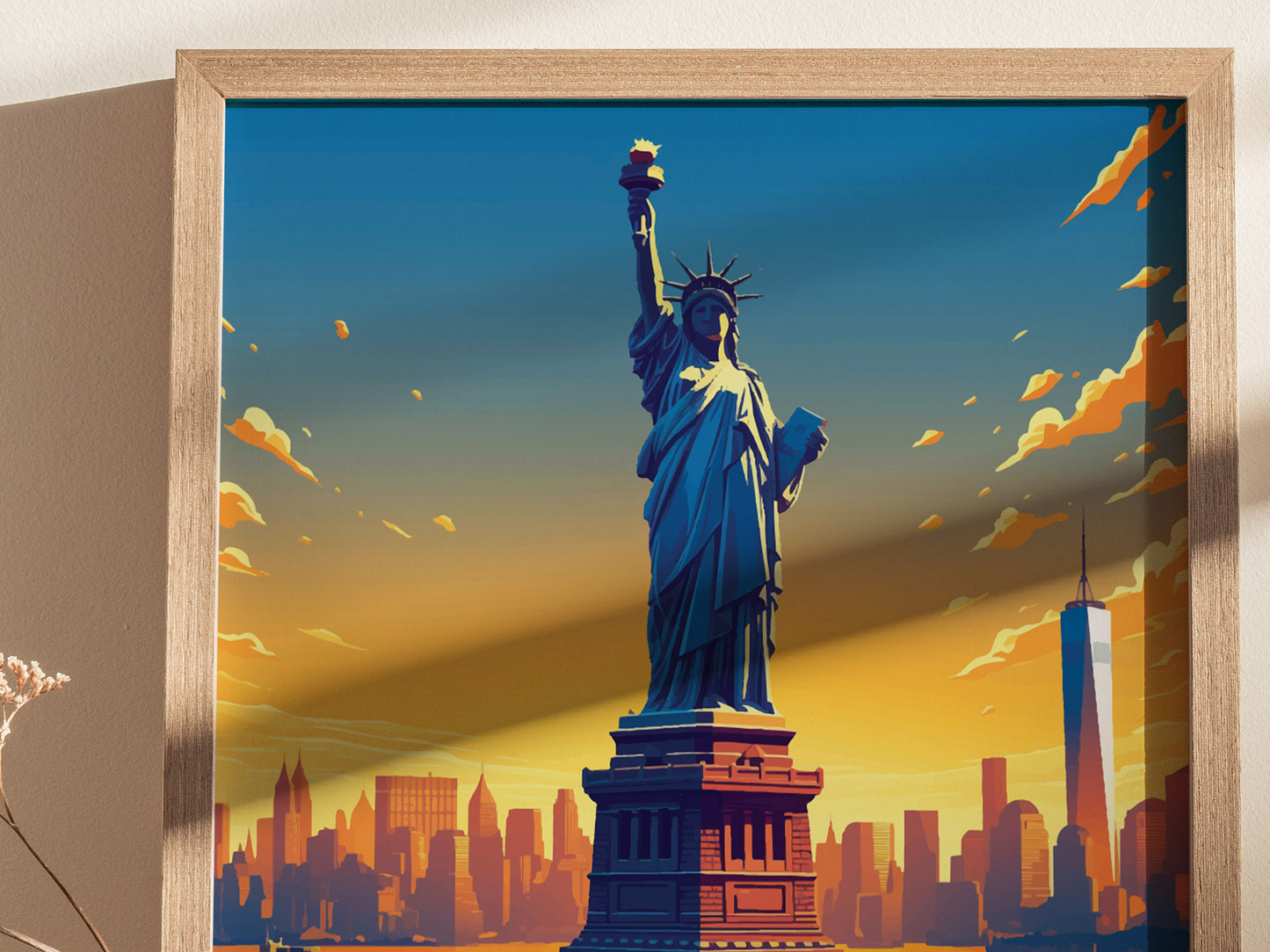 Statue of Liberty Poster | NYC Freedom Symbol American History Gift