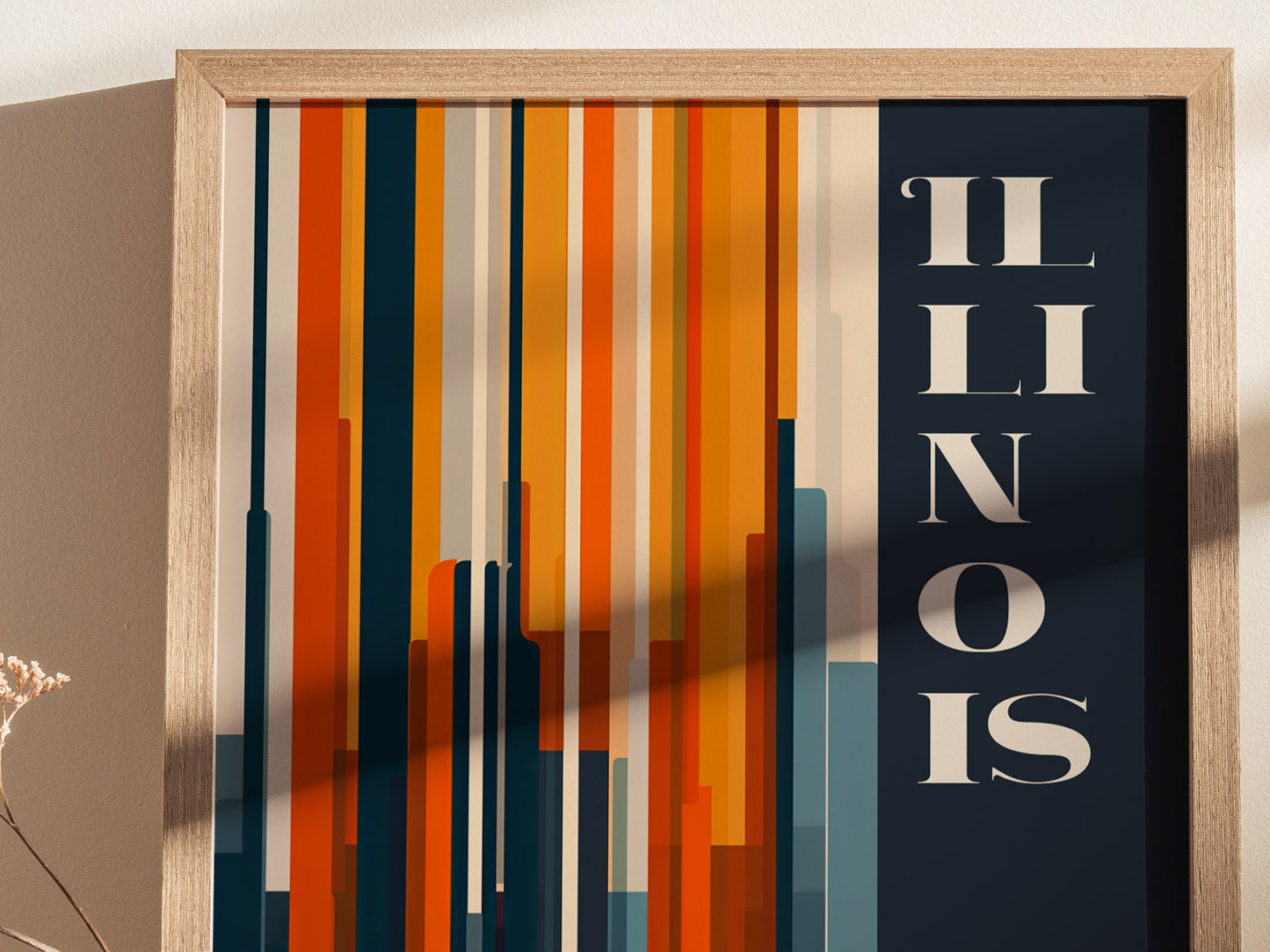 Illinois Poster | The Prairie State Wall Art