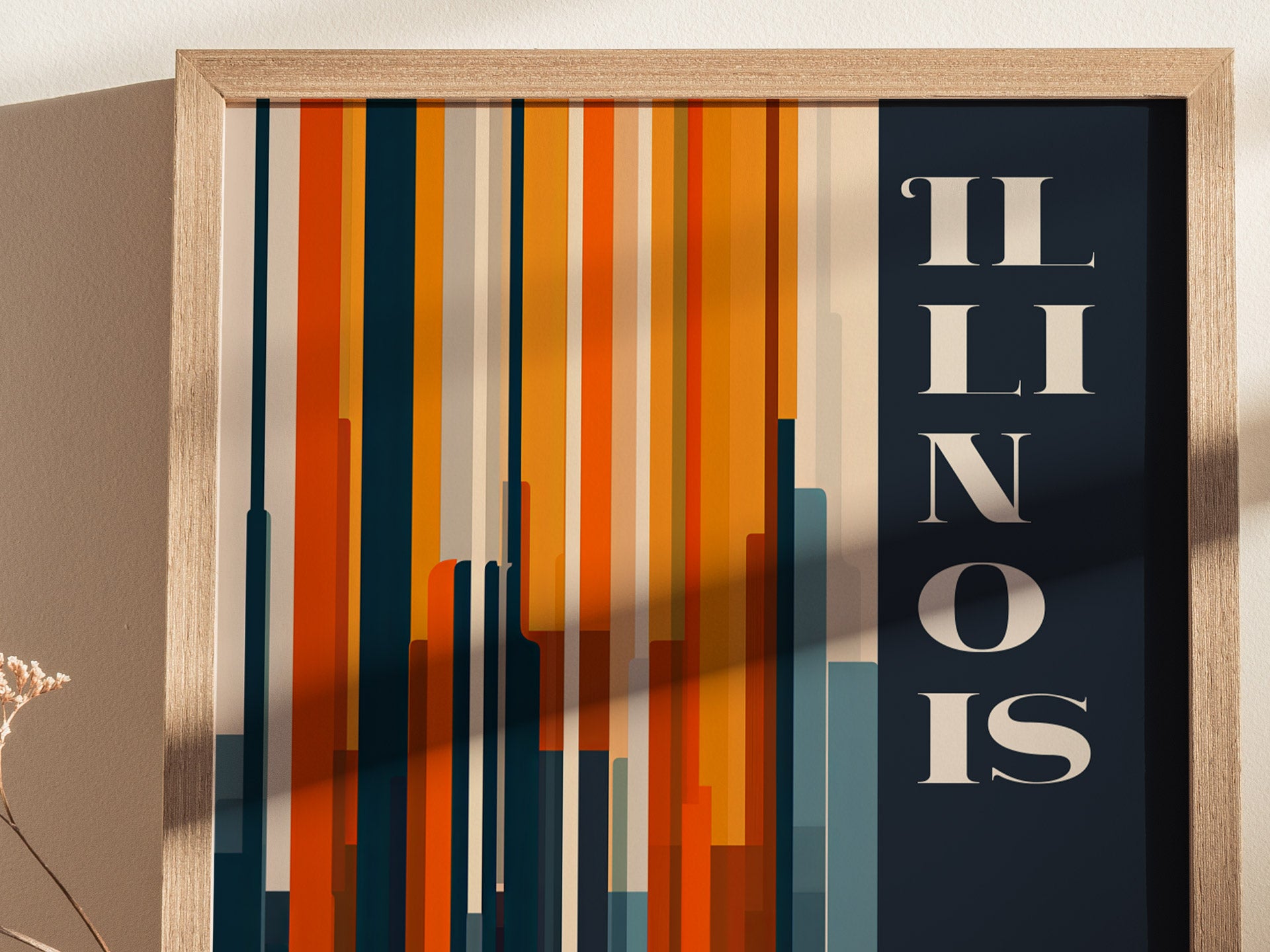 Illinois Poster | The Prairie State Wall Art