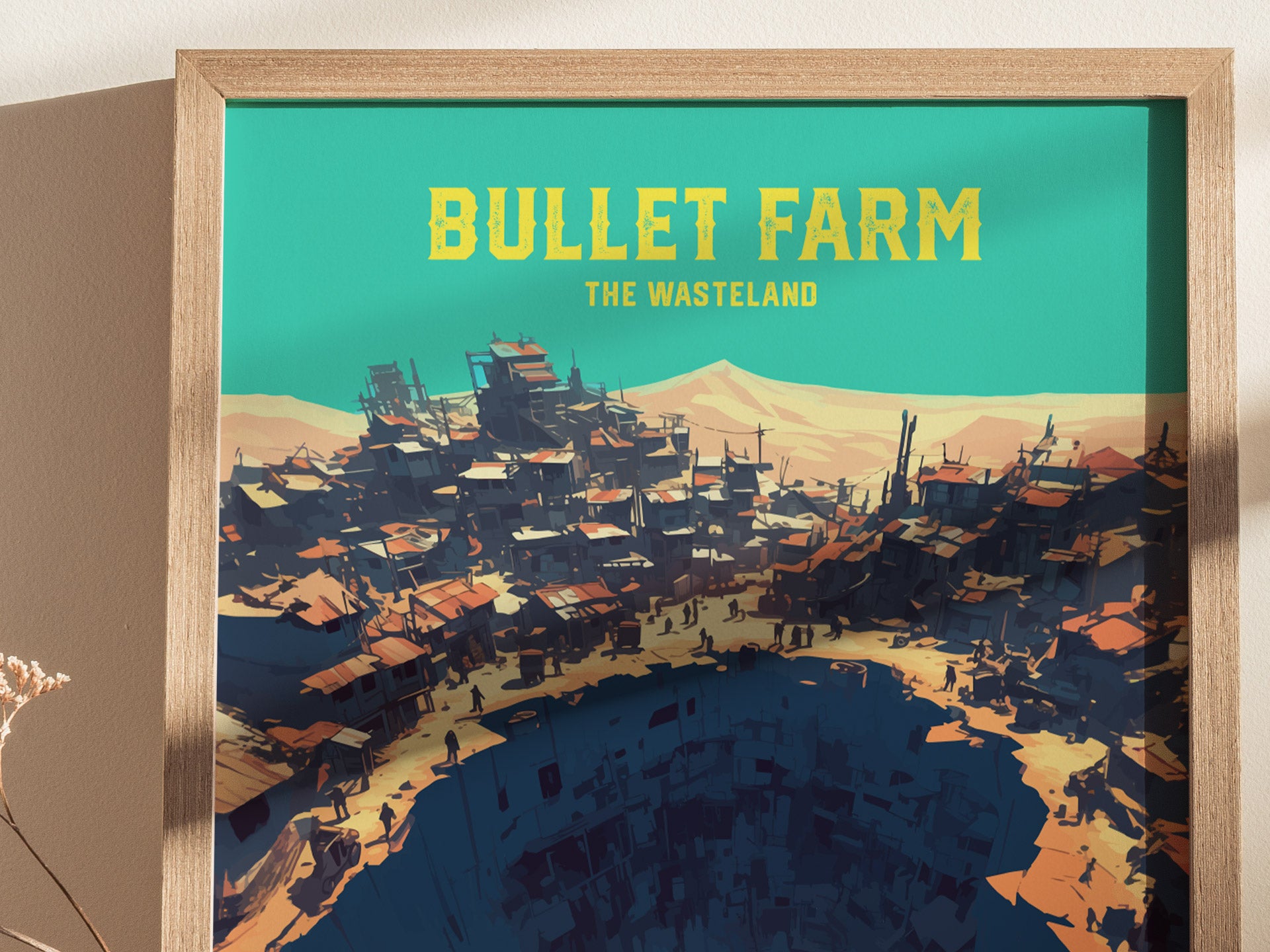 Bullet Farm The Wasteland Poster | Mad Max Fury Road Fan Art | Framed or Unframed