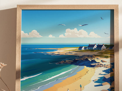 Montauk New York Poster | Long Island Coastal Wall Art