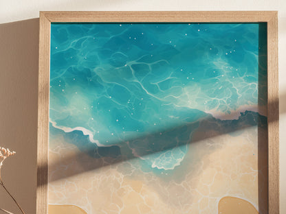 Ololkoy Beach Park Poster | Oxnard California Coastal Wall Art Print